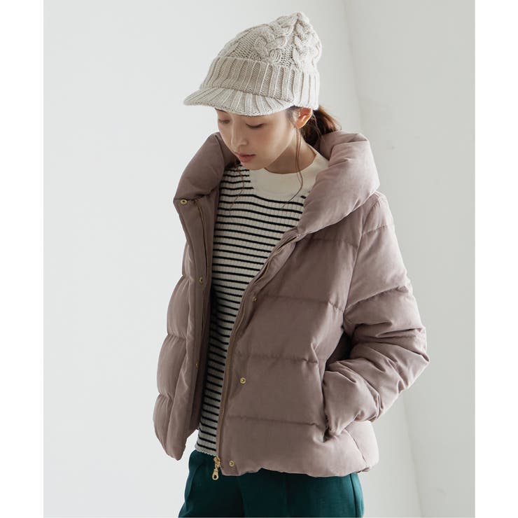 細コールボリューム襟ダウンジャケット | ikka  | 詳細画像30 