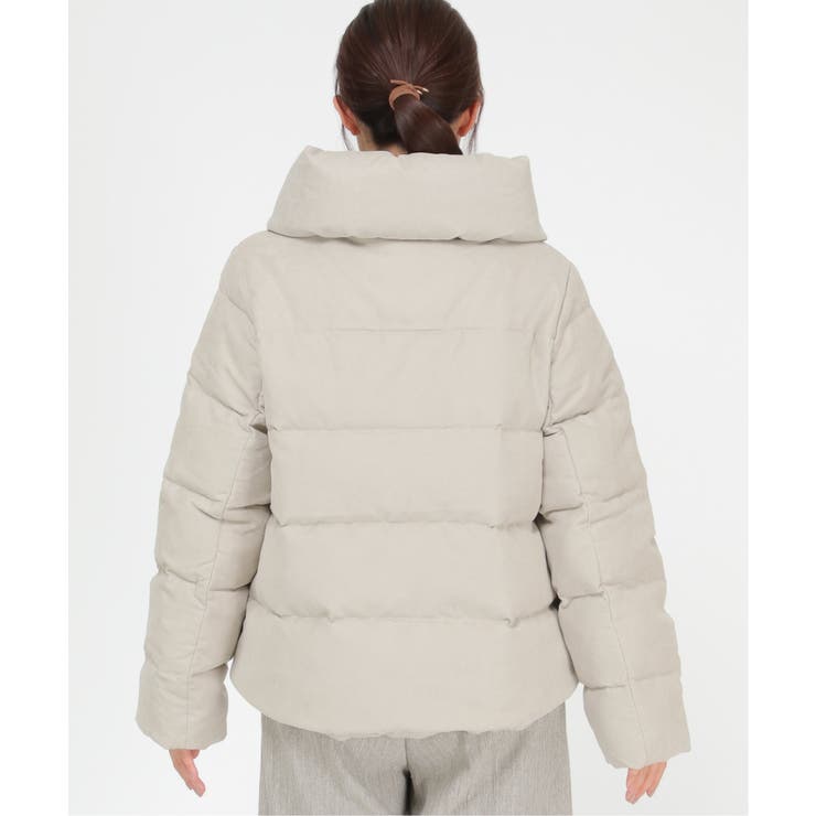 細コールボリューム襟ダウンジャケット | ikka  | 詳細画像3 