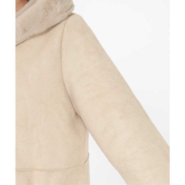 美品　ikka 高見え　フェイクムートンコート フェイクムートンコート(504714336) | イッカ(ikka) - d fashion