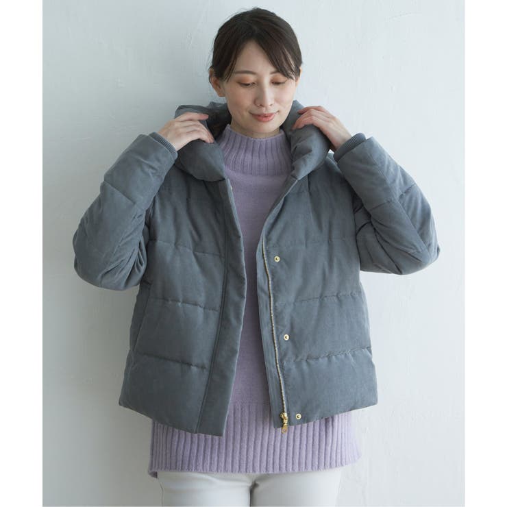 【親子コーデ】洗えるダウン細コールジャケット | ikka  | 詳細画像7 