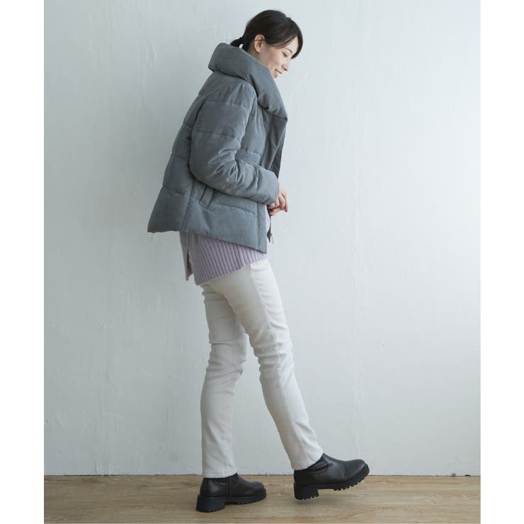 【親子コーデ】洗えるダウン細コールジャケット | ikka  | 詳細画像8 