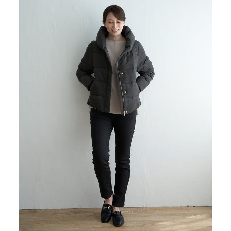 【親子コーデ】洗えるダウン細コールジャケット | ikka  | 詳細画像10 