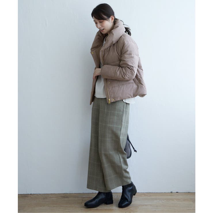 【親子コーデ】洗えるダウン細コールジャケット | ikka  | 詳細画像12 