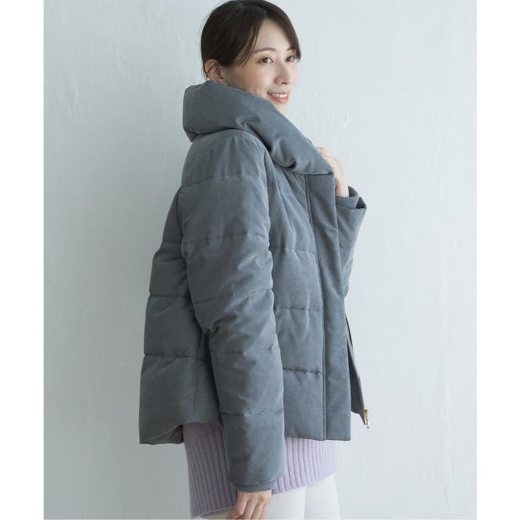 【親子コーデ】洗えるダウン細コールジャケット | ikka  | 詳細画像16 