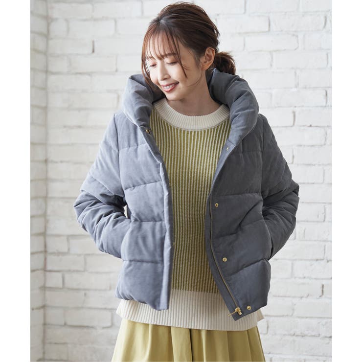 【親子コーデ】洗えるダウン細コールジャケット | ikka  | 詳細画像2 