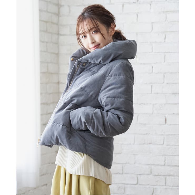 【親子コーデ】洗えるダウン細コールジャケット | ikka  | 詳細画像3 