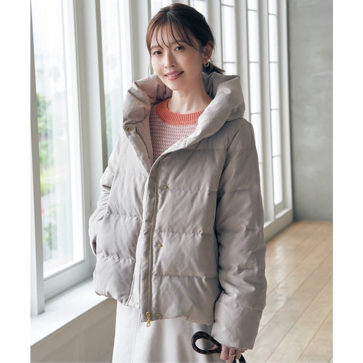 【親子コーデ】細コール洗えるダウンジャケット | ikka  | 詳細画像8 