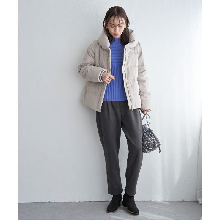 【親子コーデ】細コール洗えるダウンジャケット | ikka  | 詳細画像15 