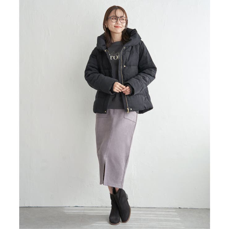 【親子コーデ】細コール洗えるダウンジャケット | ikka  | 詳細画像19 