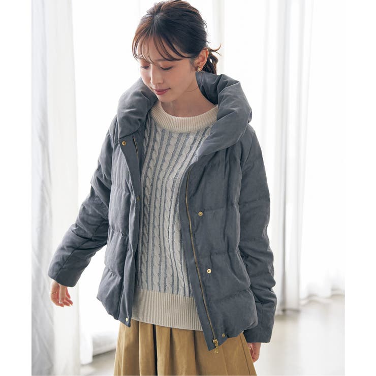 【親子コーデ】細コール洗えるダウンジャケット | ikka  | 詳細画像21 