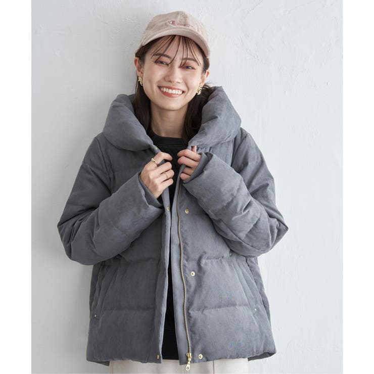 【親子コーデ】細コール洗えるダウンジャケット | ikka  | 詳細画像25 