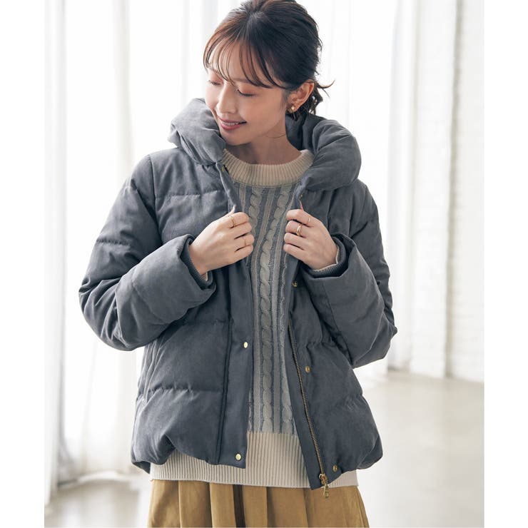 ブルーケイ | 【親子コーデ】細コール洗えるダウンジャケット | ikka 