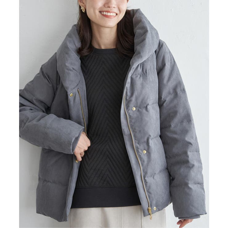 【親子コーデ】細コール洗えるダウンジャケット | ikka  | 詳細画像26 