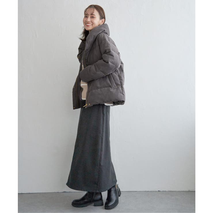 【親子コーデ】細コール洗えるダウンジャケット | ikka  | 詳細画像30 