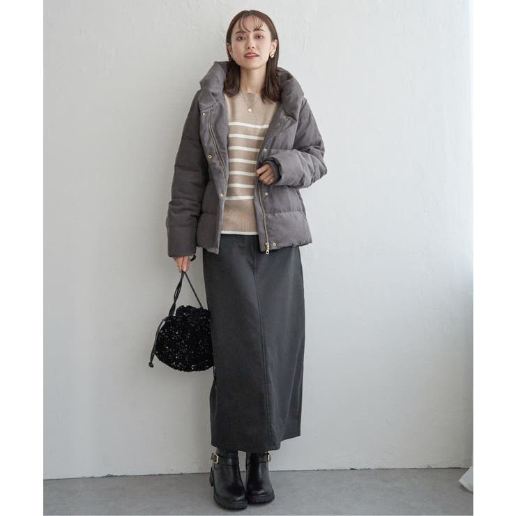 【親子コーデ】細コール洗えるダウンジャケット | ikka  | 詳細画像31 