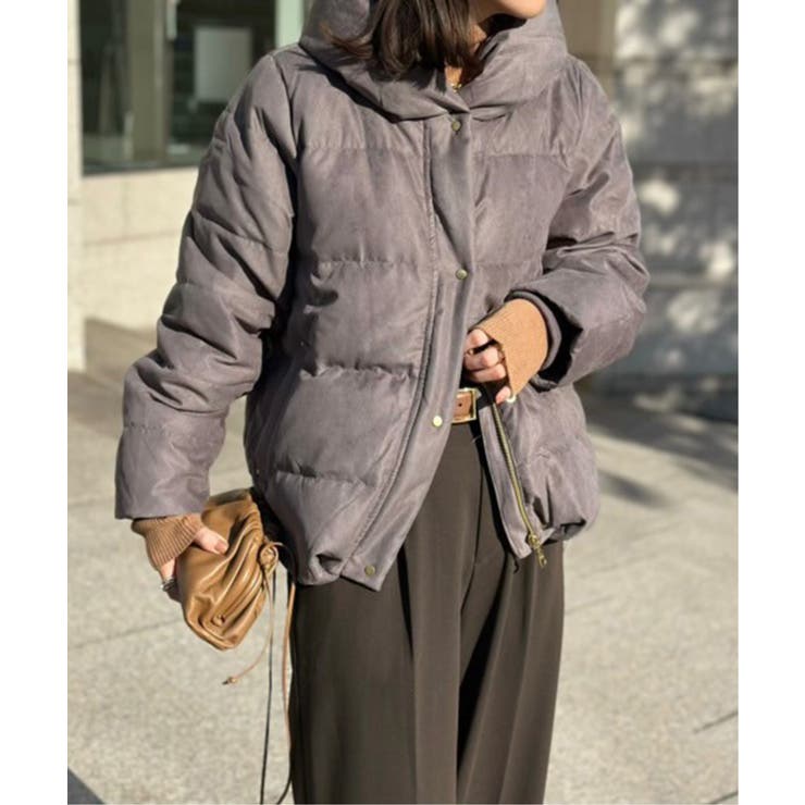 【親子コーデ】細コール洗えるダウンジャケット | ikka  | 詳細画像2 