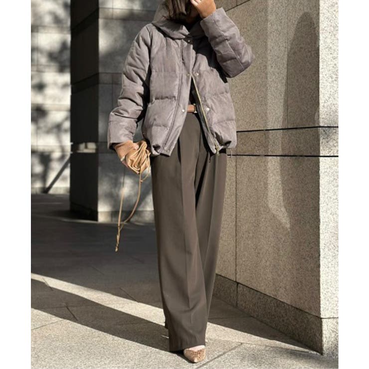 【親子コーデ】細コール洗えるダウンジャケット | ikka  | 詳細画像3 