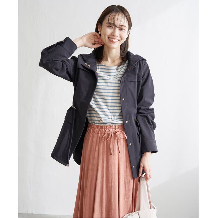 撥水花粉リリースフィールドコート | ikka  | 詳細画像15 