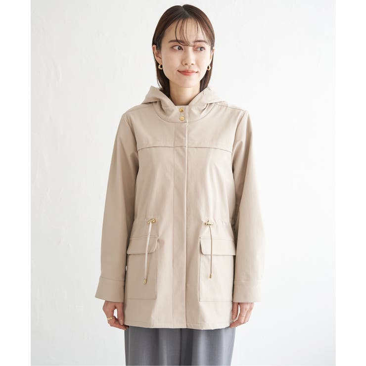 撥水花粉リリースフィールドコート | ikka  | 詳細画像23 