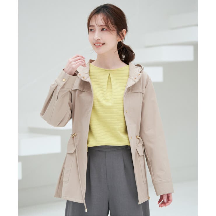 撥水花粉リリースフィールドコート | ikka  | 詳細画像2 