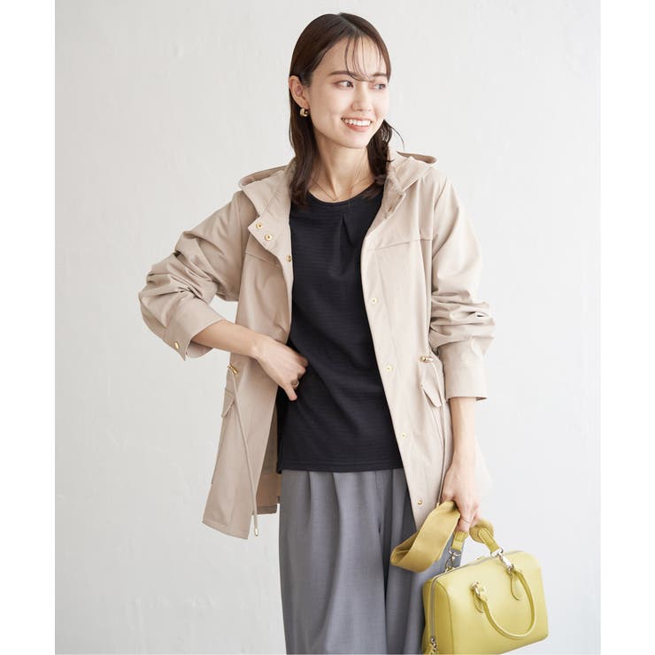 撥水花粉リリースフィールドコート | ikka  | 詳細画像7 