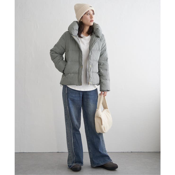 【雑誌InRed1月号掲載】細コール2WAY洗えるダウンジャケット【洗濯機で洗え… | ikka  | 詳細画像18 