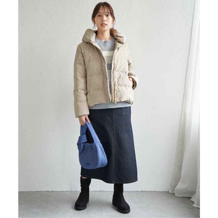 【雑誌InRed1月号掲載】細コール2WAY洗えるダウンジャケット【洗濯機で洗え… | ikka  | 詳細画像22 