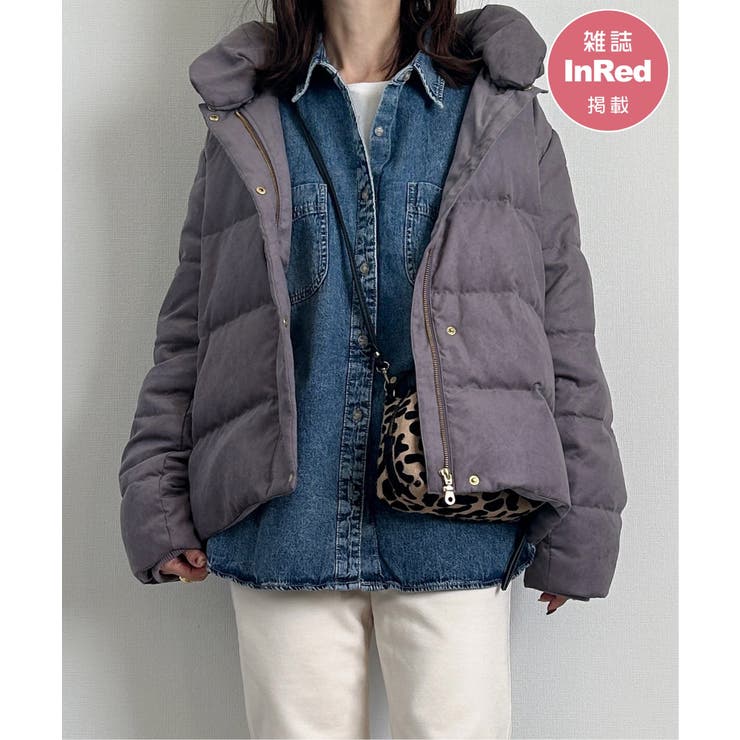 【雑誌InRed1月号掲載】細コール2WAY洗えるダウンジャケット【洗濯機で洗え… | ikka  | 詳細画像1 