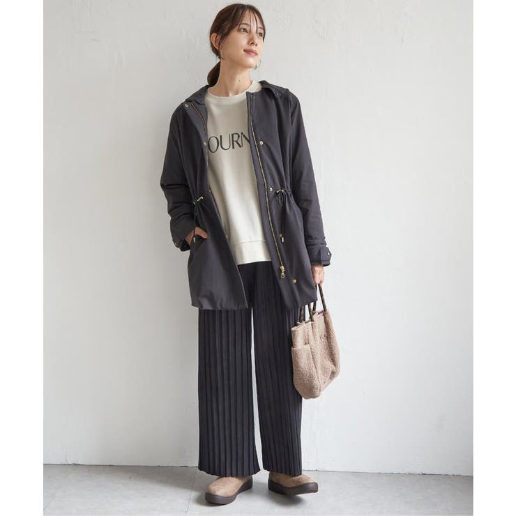 【軽量／静電防止】sorona(R)撥水5WAYコート | ikka  | 詳細画像8 