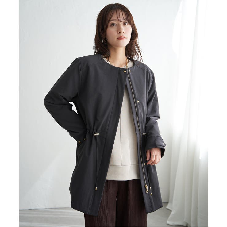 【軽量／静電防止】sorona(R)撥水5WAYコート | ikka  | 詳細画像10 