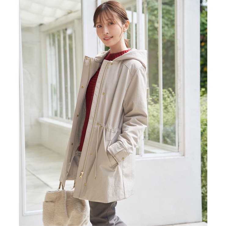 【軽量／静電防止】sorona(R)撥水5WAYコート | ikka  | 詳細画像13 