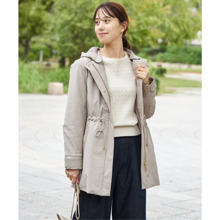 【軽量／静電防止】sorona(R)撥水5WAYコート | ikka  | 詳細画像15 