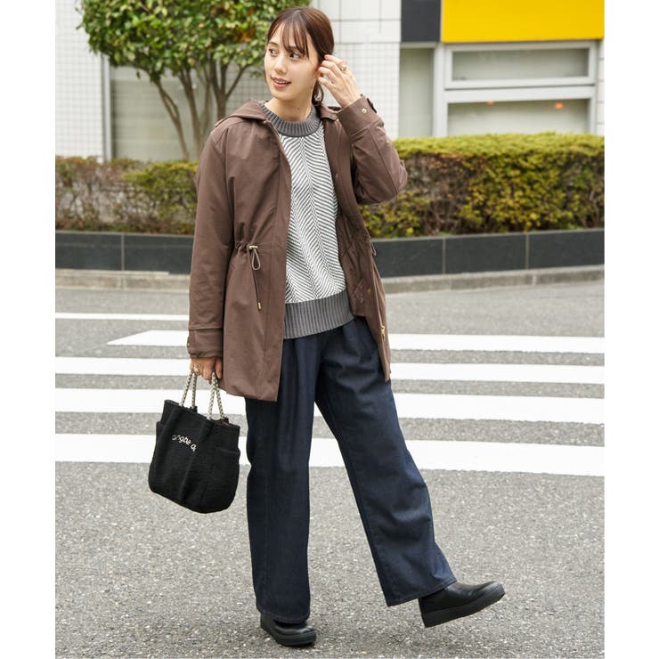 【軽量／静電防止】sorona(R)撥水5WAYコート | ikka  | 詳細画像20 