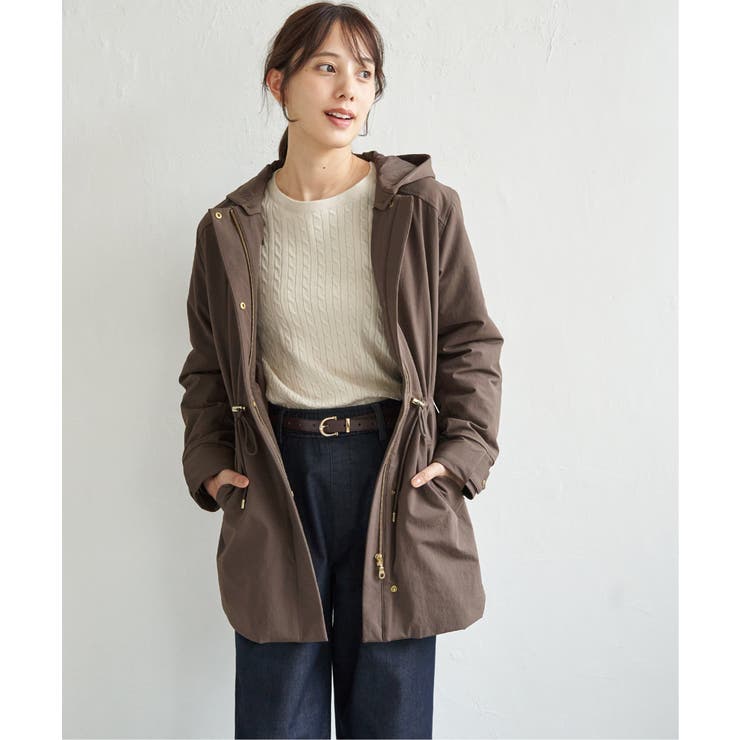 【軽量／静電防止】sorona(R)撥水5WAYコート | ikka  | 詳細画像21 