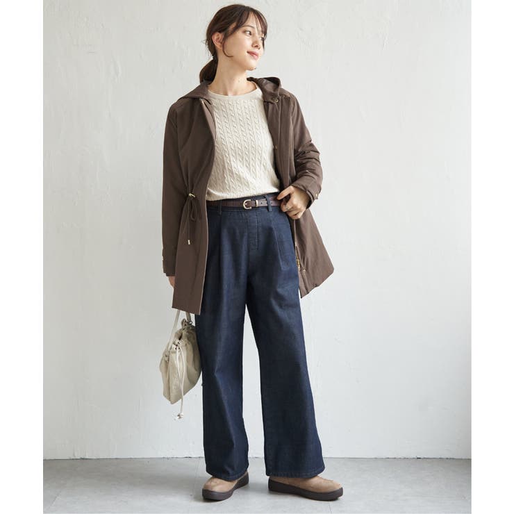 【軽量／静電防止】sorona(R)撥水5WAYコート | ikka  | 詳細画像22 