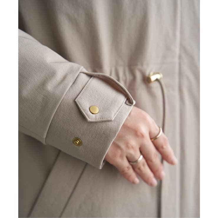 【軽量／静電防止】sorona(R)撥水5WAYコート | ikka  | 詳細画像29 