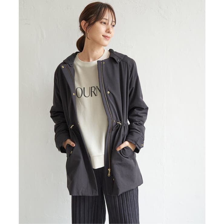 【軽量／静電防止】sorona(R)撥水5WAYコート | ikka  | 詳細画像4 