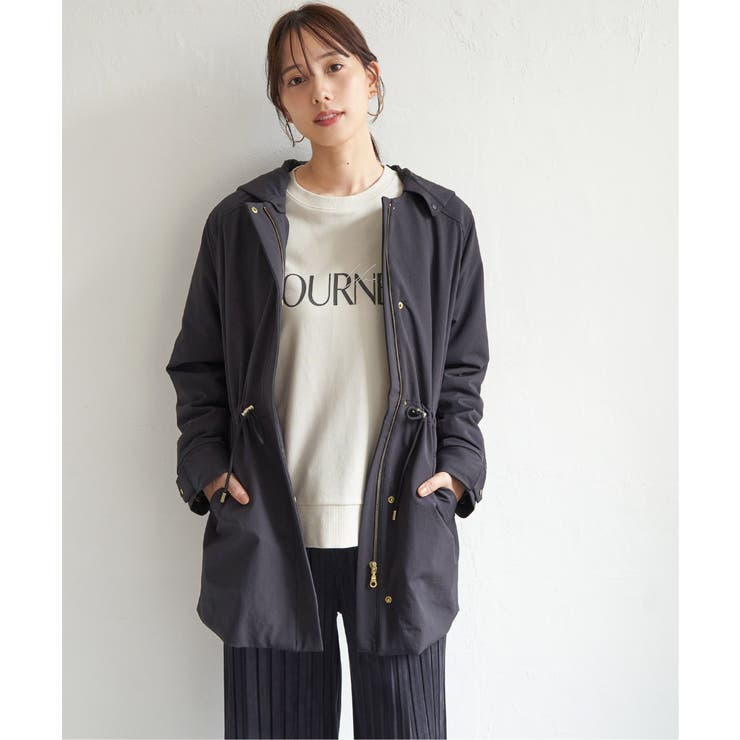 【軽量／静電防止】sorona(R)撥水5WAYコート | ikka  | 詳細画像5 