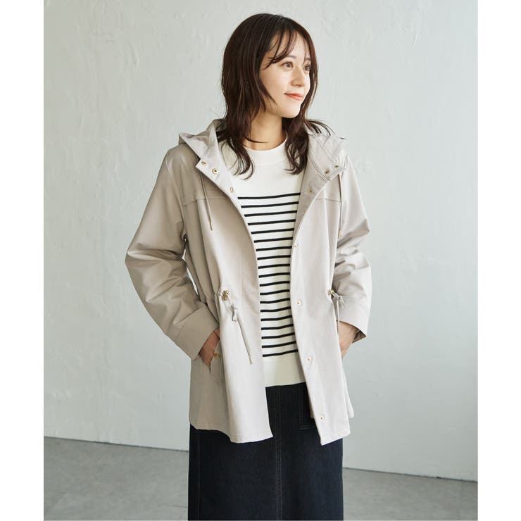 撥水花粉リリースフィールドコート | ikka  | 詳細画像8 