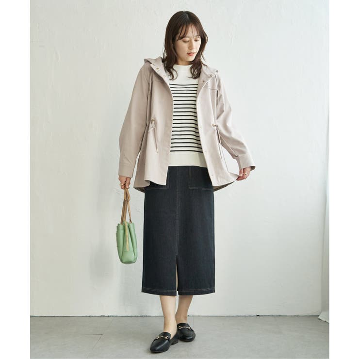 撥水花粉リリースフィールドコート | ikka  | 詳細画像9 