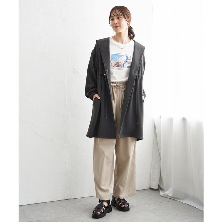 UVドロストフードガウン | ikka  | 詳細画像11 