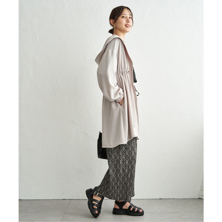 UVドロストフードガウン | ikka  | 詳細画像14 