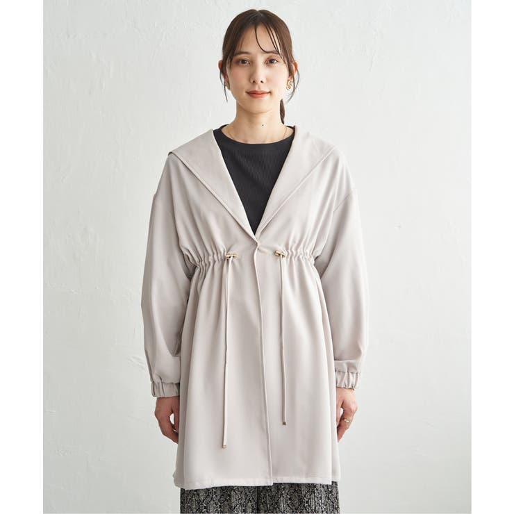 UVドロストフードガウン | ikka  | 詳細画像18 