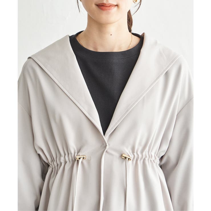 UVドロストフードガウン | ikka  | 詳細画像19 