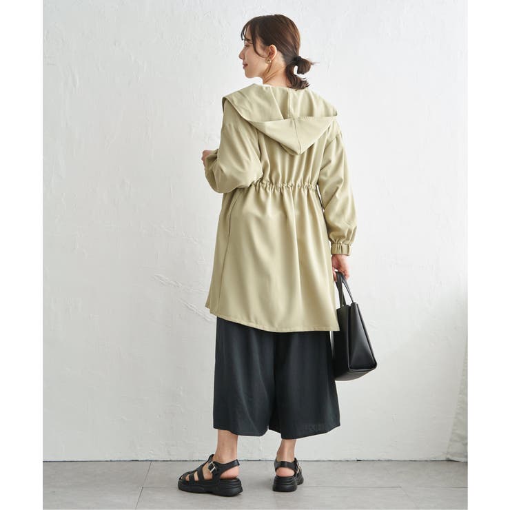 UVドロストフードガウン | ikka  | 詳細画像4 