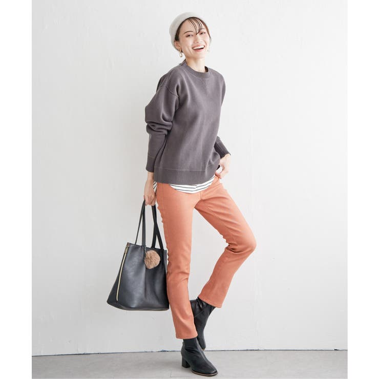 ダブルフェイススウェットライクニット | ikka  | 詳細画像12 