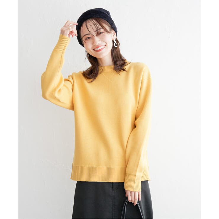 ダブルフェイススウェットライクニット | ikka  | 詳細画像13 