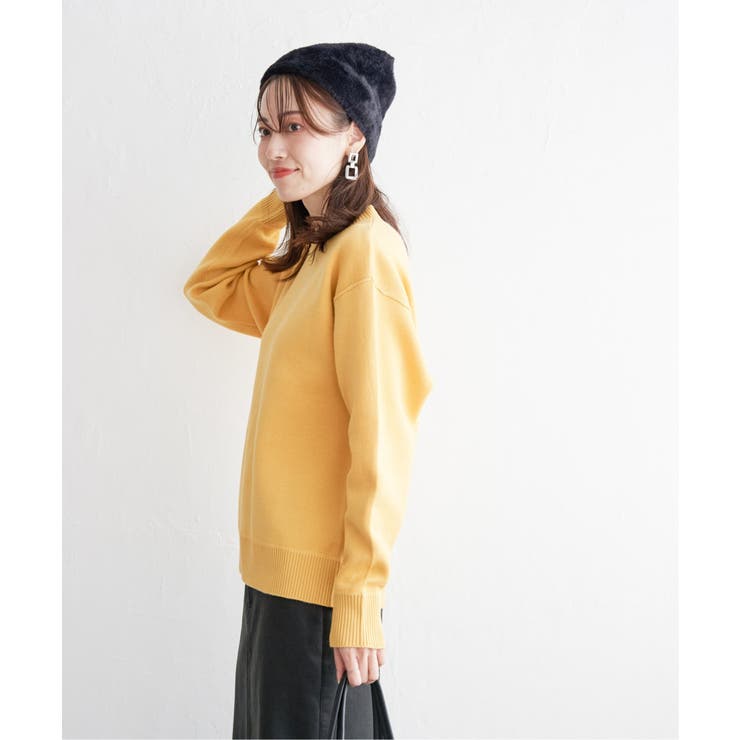 ダブルフェイススウェットライクニット | ikka  | 詳細画像14 