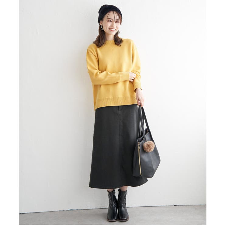 ダブルフェイススウェットライクニット | ikka  | 詳細画像17 