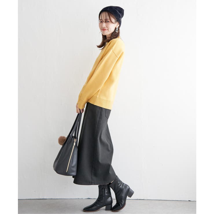 ダブルフェイススウェットライクニット | ikka  | 詳細画像19 